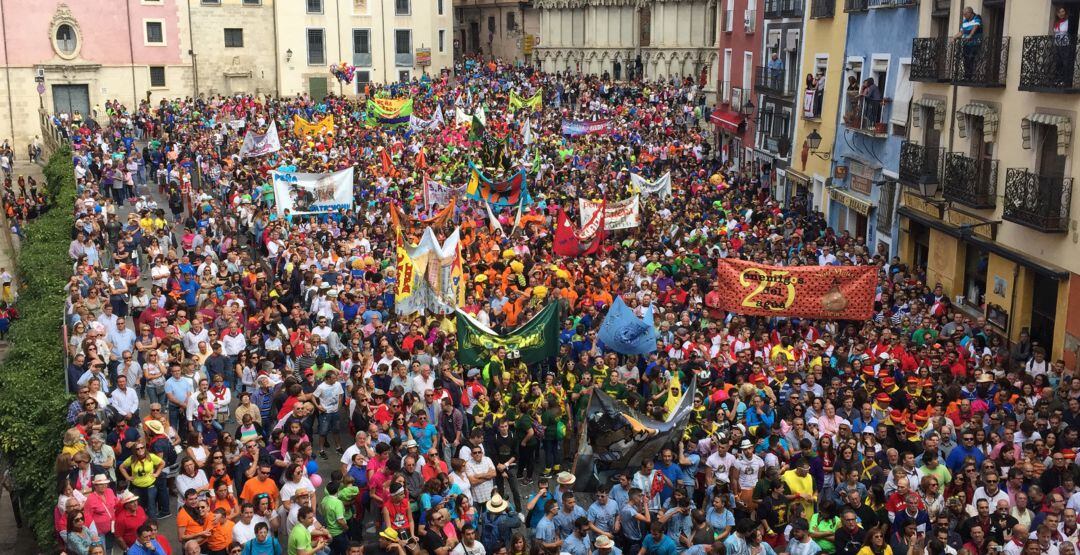 El desfile inaugural de San Mateo, en una imagen de archivo