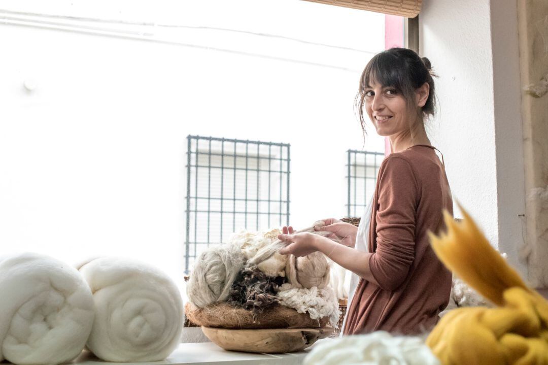 Con las lanas que utilizan