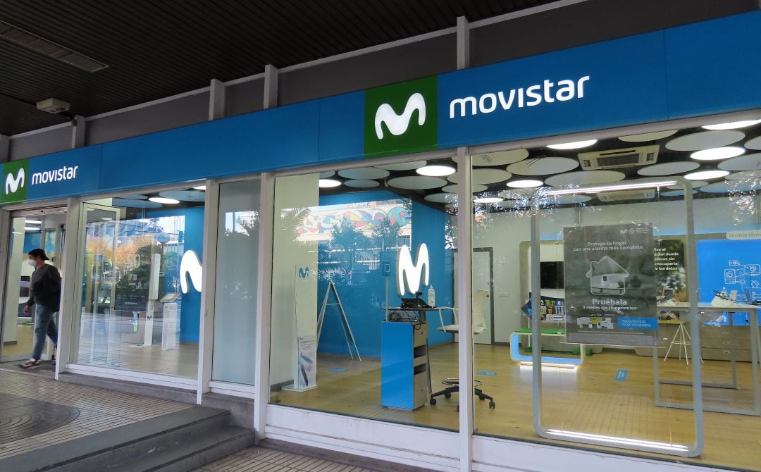 Una tienda de Movistar.