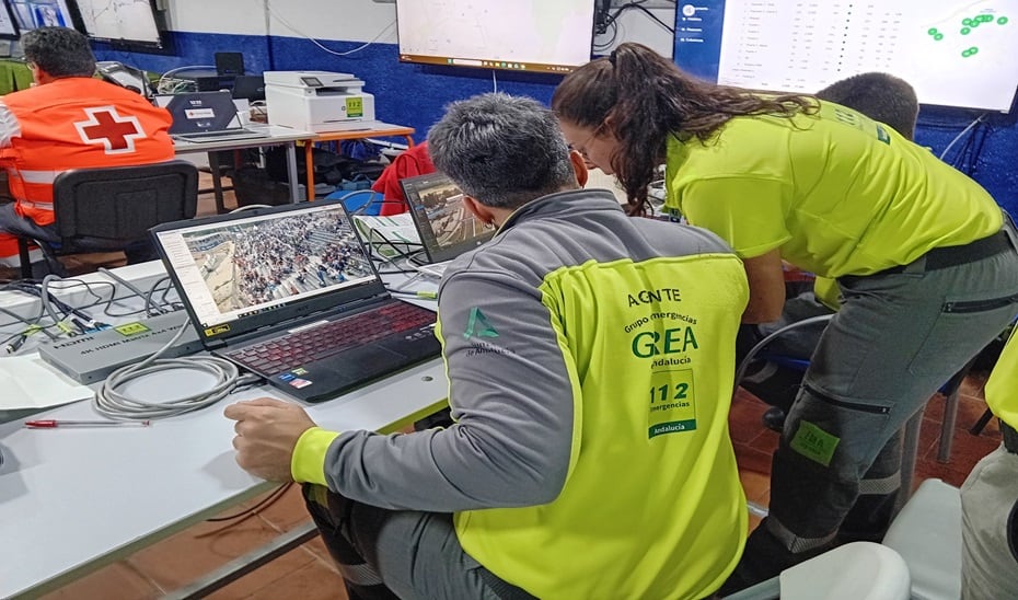 Puesto de Mando del 112 en Jerez