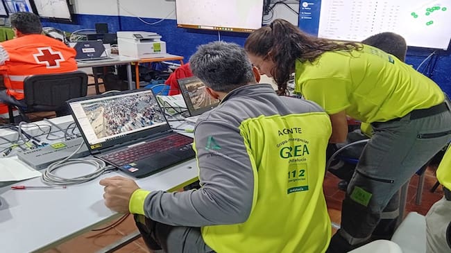 Puesto de Mando del 112 en Jerez