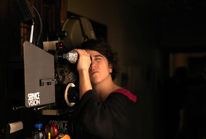 Mar Coll en el rodaje de su segundo largometraje, &#039;Todos queremos lo mejor para ella&#039;