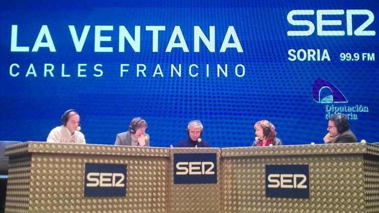 Imagen del programa en directo de La Ventana desde Soria