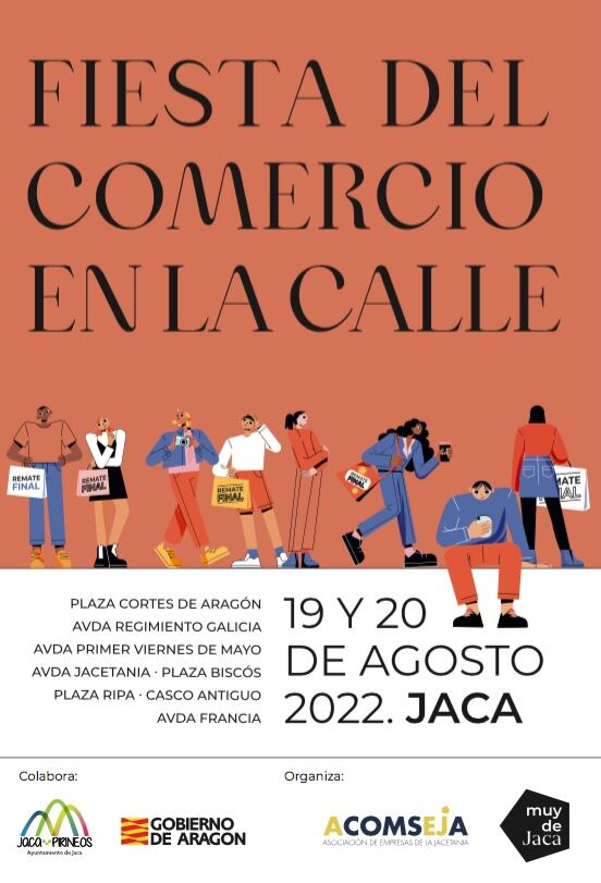 Cartel fiesta del Comercio en la Calle