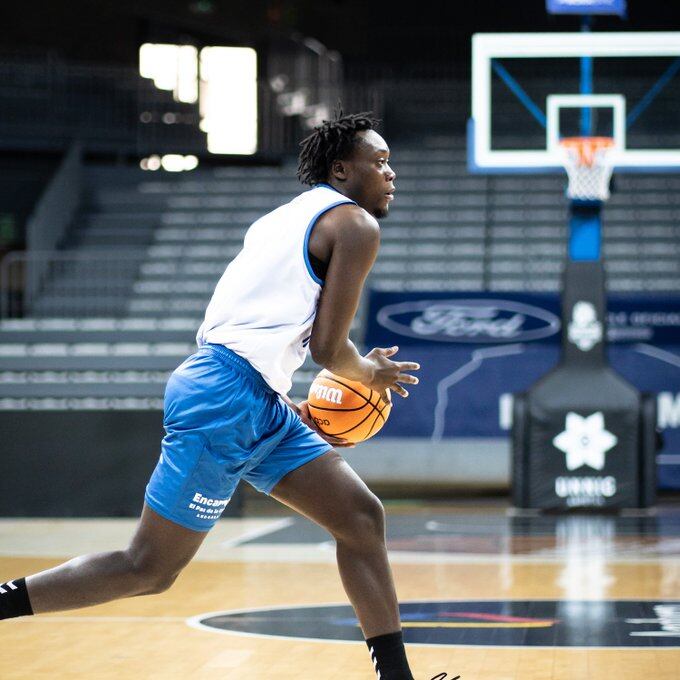 Sekou Doumbouya va ser el jugador tricolor més valorat en la primera jornada i demà vol ser un dels referents a Vitòria