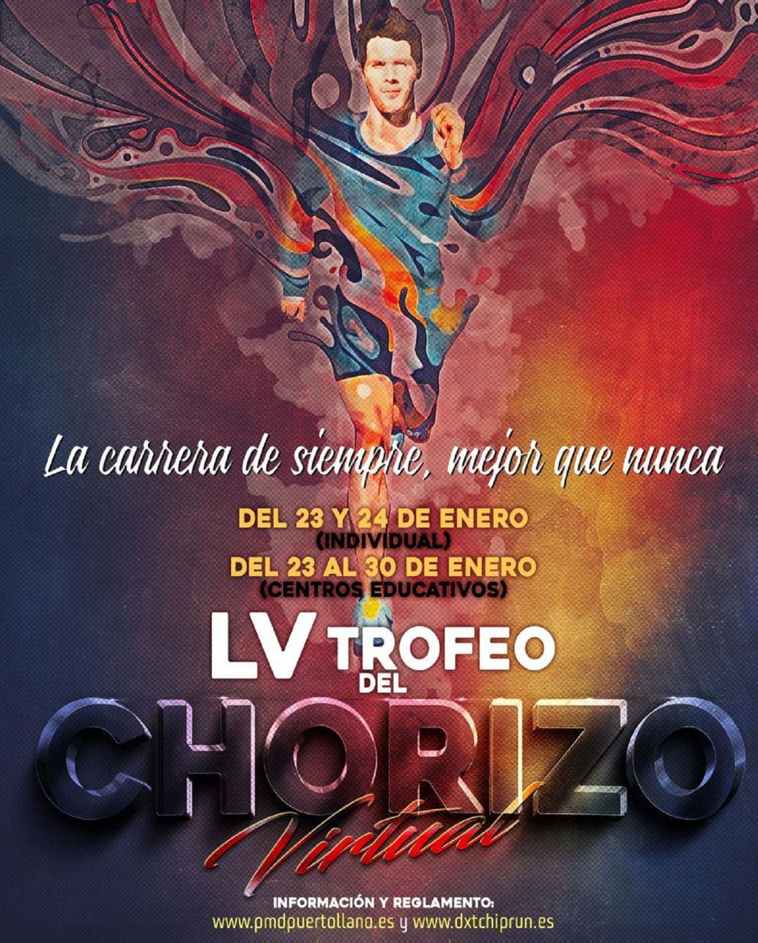 Cartel oficial del Cross del Chorizo de Puertollano 