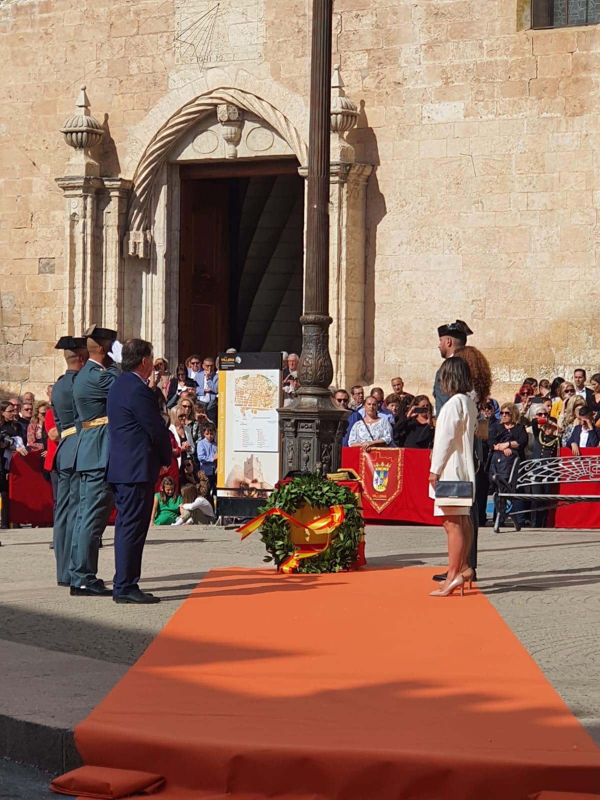 Momento del acto castrense