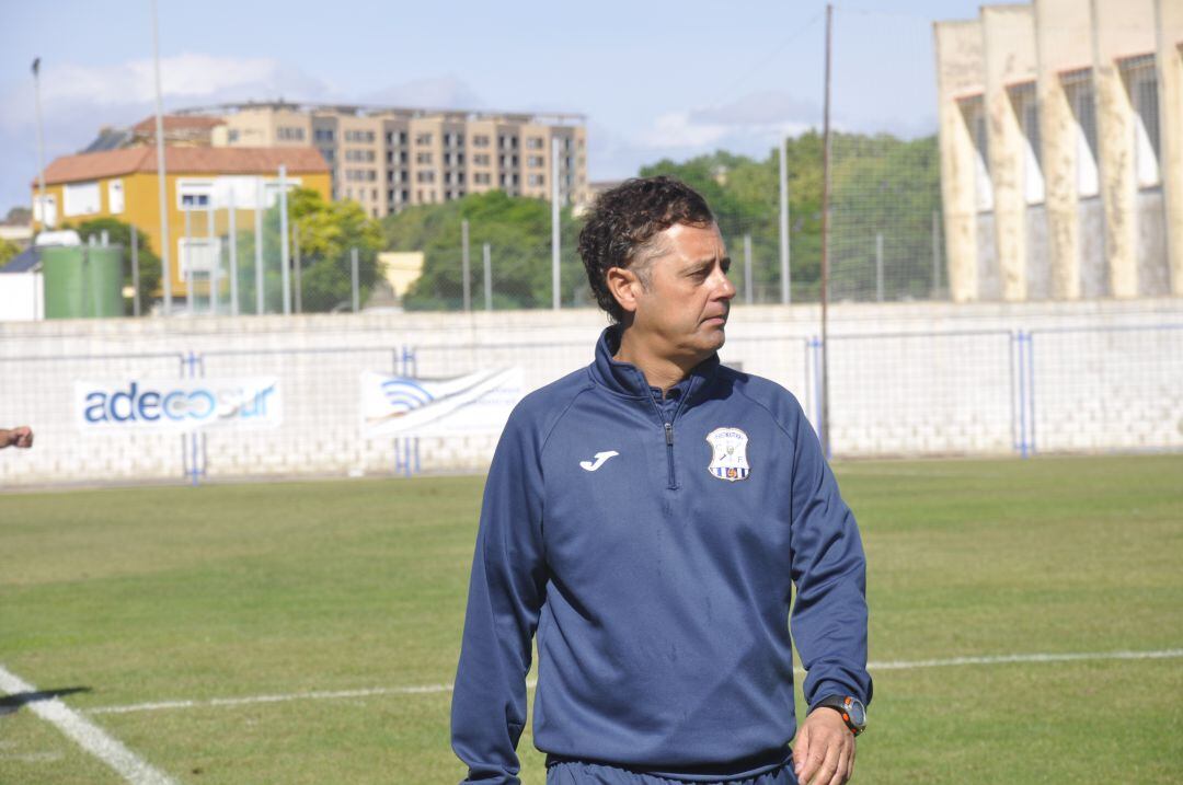 Paco Cala, entrenador del Jerez Industrial C.F