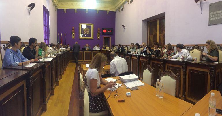 Celebración del doble pleno extraordinario, este miércoles, en Jaén