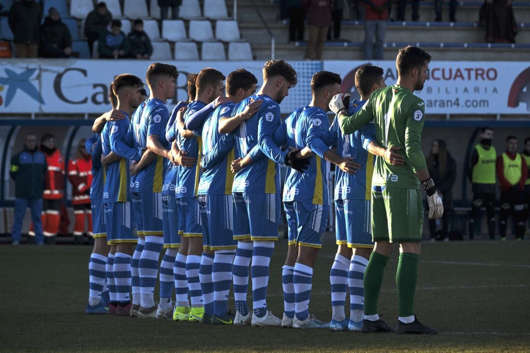 El once de los ribereños en el duelo ante el Bupolsa de la pasada jornada.