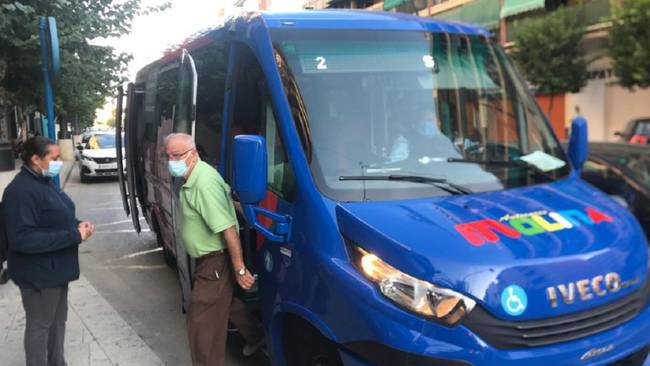 Autobús urbano de Molina de Segura en una imagen de archivo
