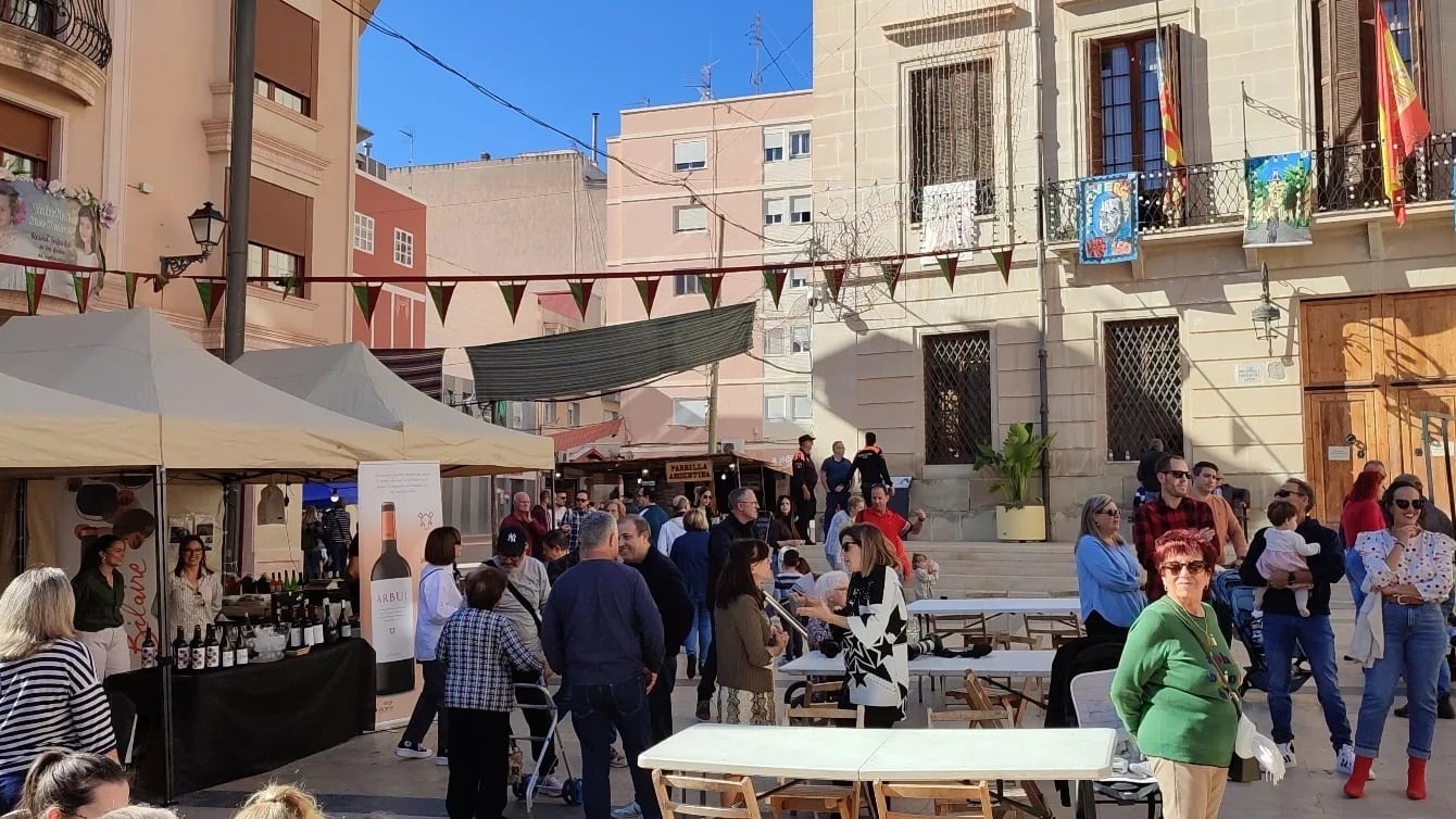Imagen de archivo de una anterior edición de la Fira de la Verema en Monóvar
