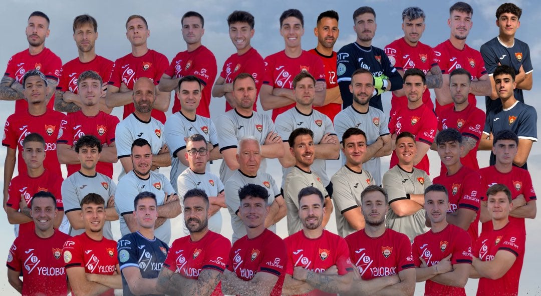 Plantilla del CD Cieza que ha logrado el ascenso de categoría