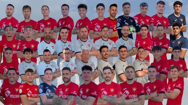 Plantilla del CD Cieza que ha logrado el ascenso de categoría