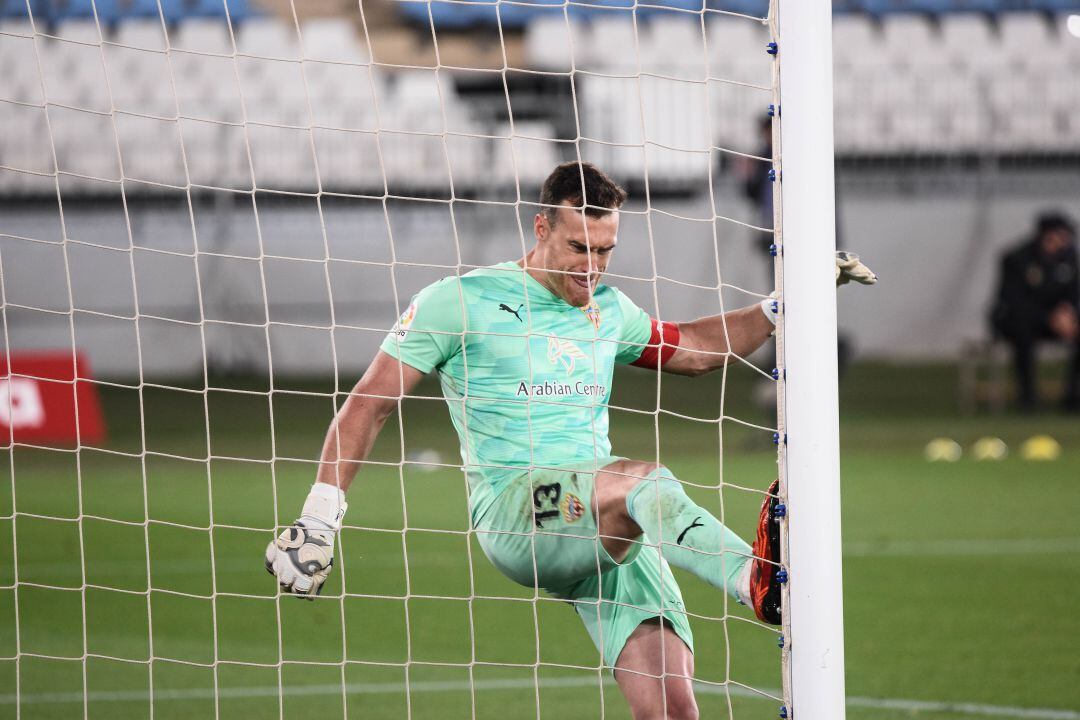 La rabia de Fernando Martínez después de encajar ante el Rayo.