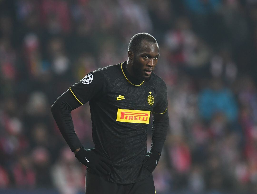 Lukaku, durante un partido de Champions contra el Slavia de Praga. 