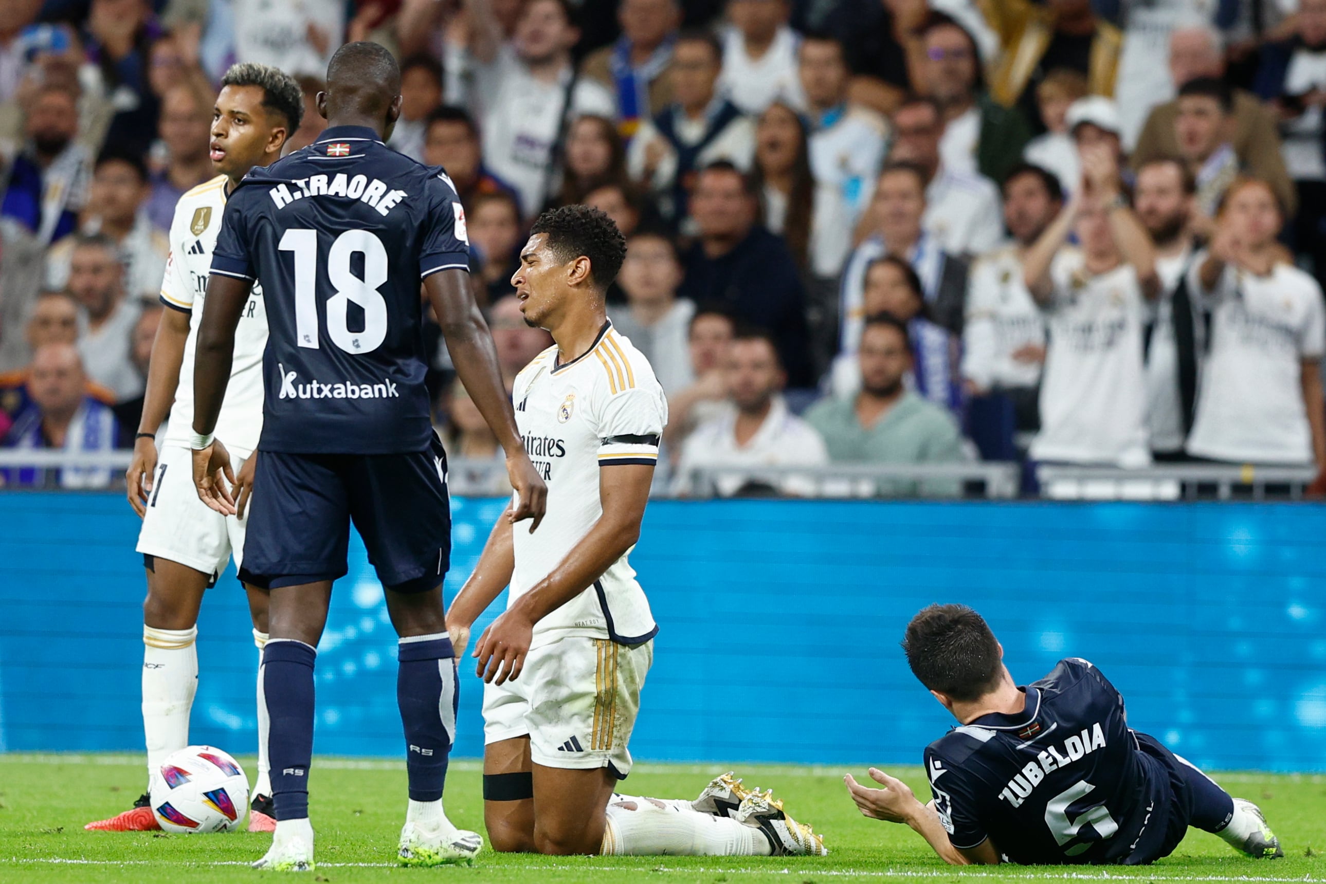 Imagen del Real Madrid - Real Sociedad de la primera vuelta de LaLiga EA Sports. EFE / Rodrigo Jiménez.