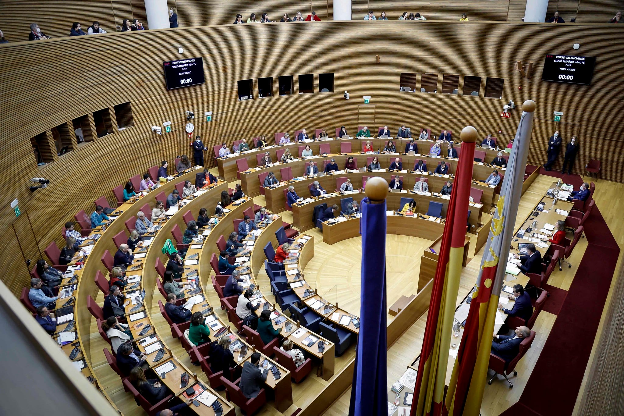 Imagen de archivo del Pleno de les Corts Valencianes