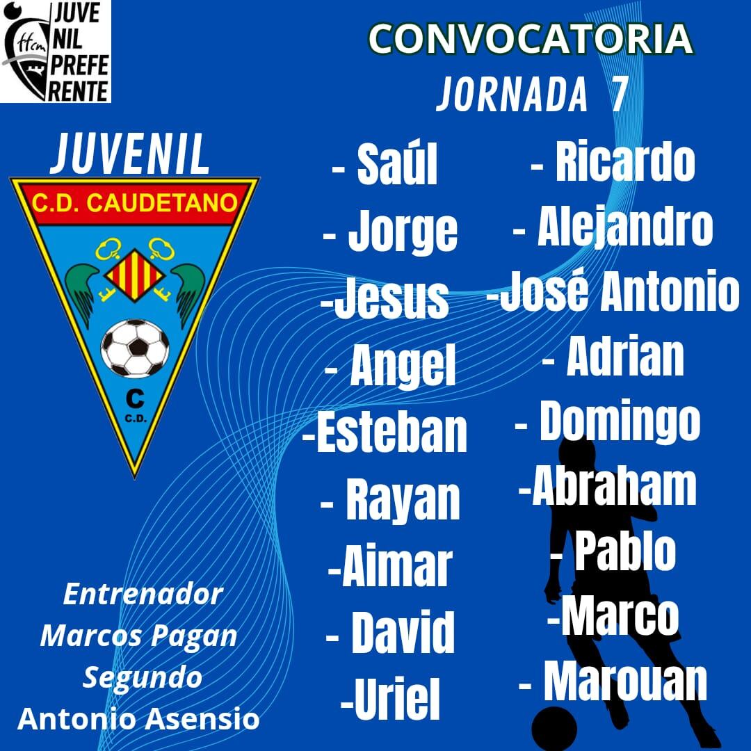 Convocatoria del juvenil