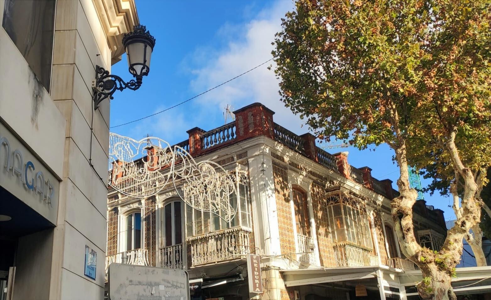 Alumbrado navideño en La Línea