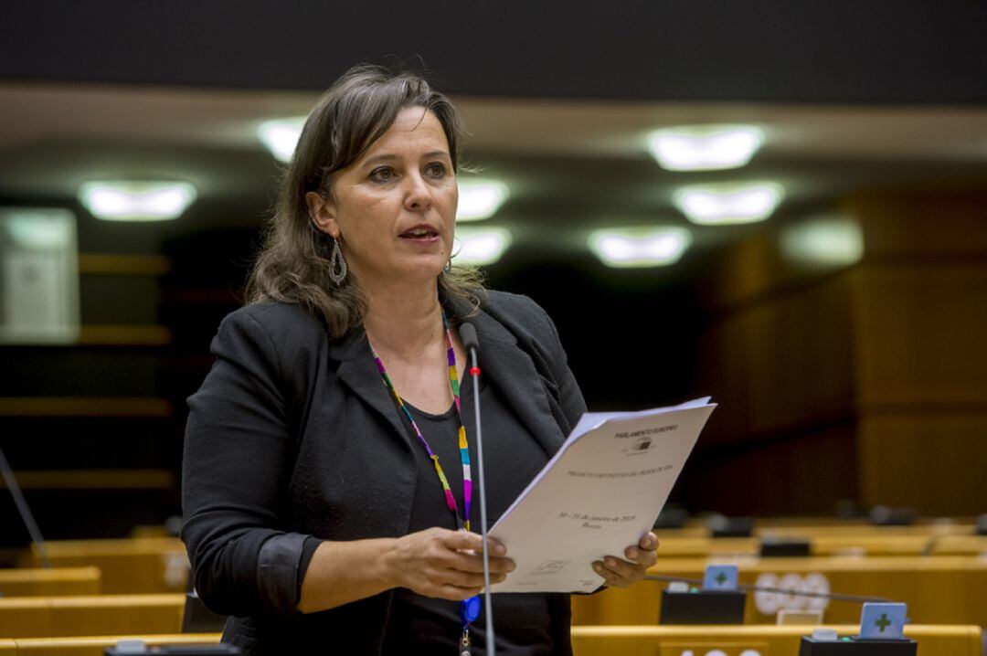 Ana Mirnado en el Parlamento Europeo