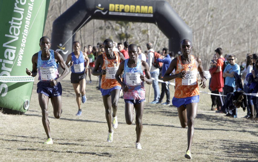 Los atletas africanos volvieron a dominar el Cross de Soria en 2017.