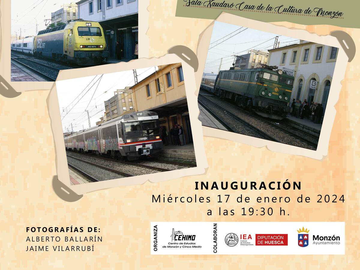 La Casa de la Cultura de Monzón acoge una exposición fotográfica sobre la evolución de la ciudad en 40 años