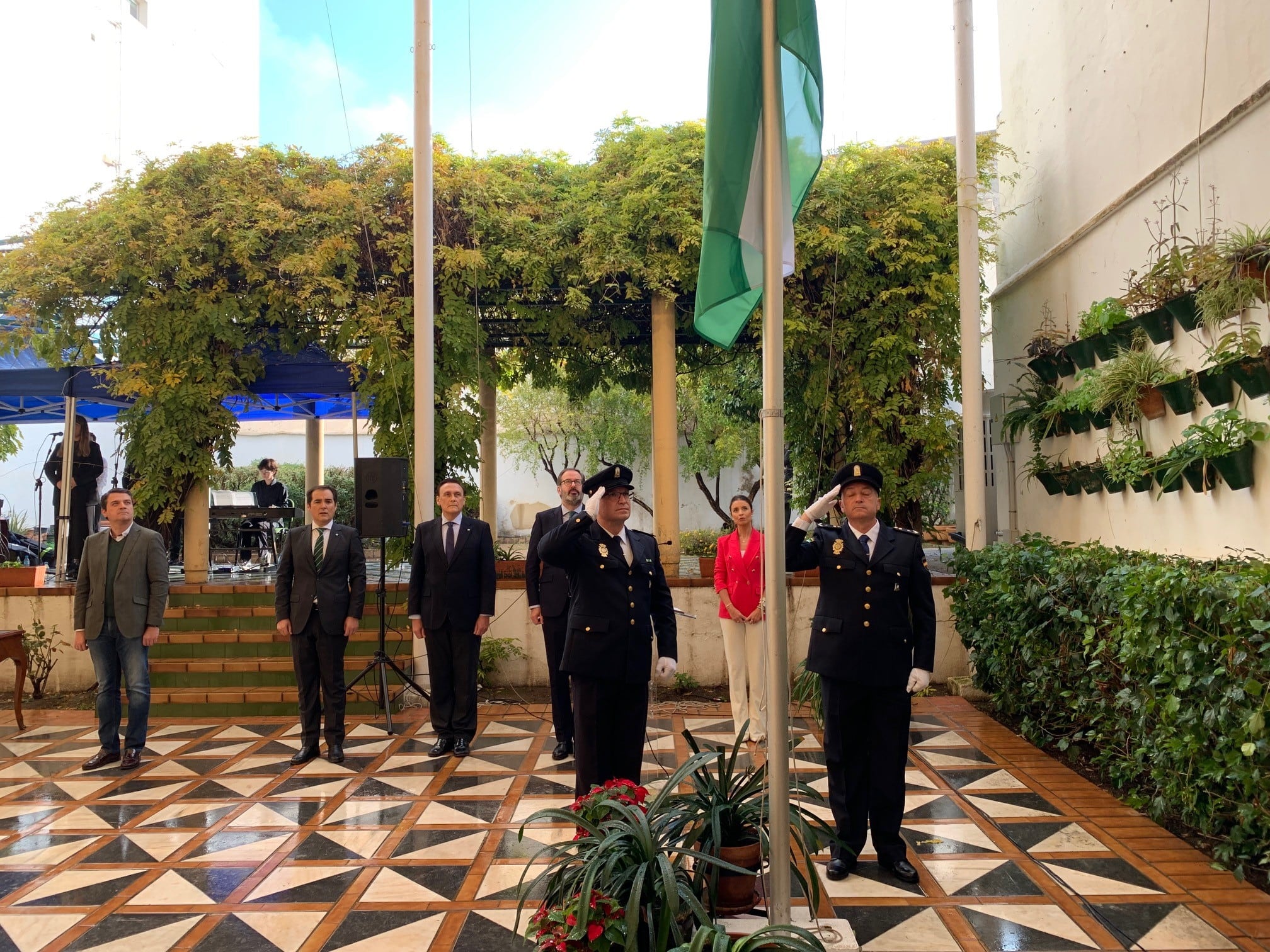 Día de la Bandera en la Delegación del Gobierno