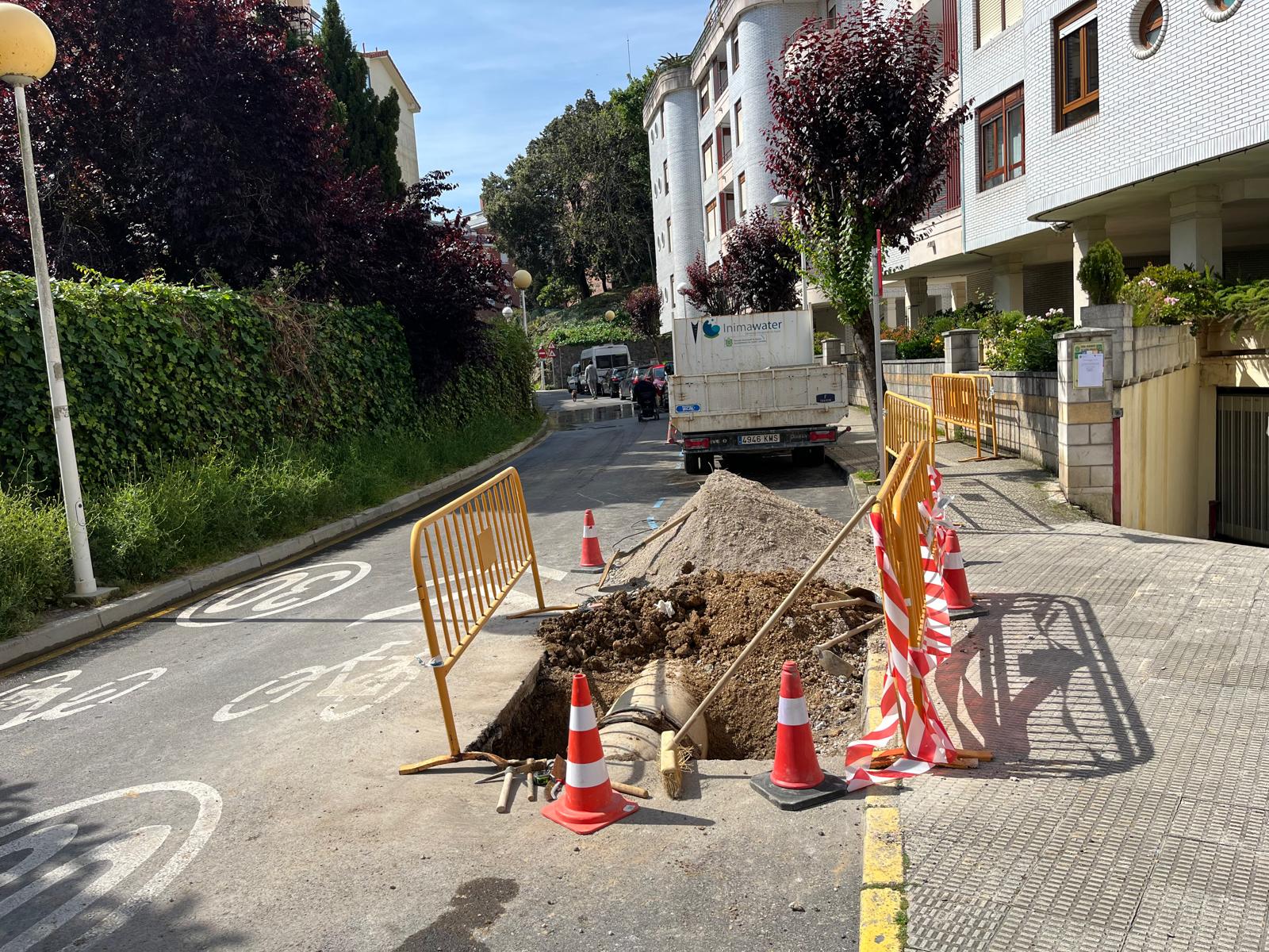 La infraestructura afectada es la tubería de fibrocemento que une Urdiales con el estadio de Riomar.