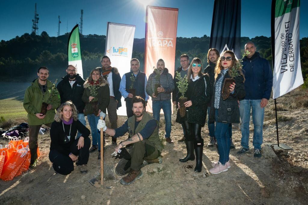 Villamuriel de Cerrato ha finalizado la plantación de 6.500 árboles que se planteó como objetivo hace 4 años