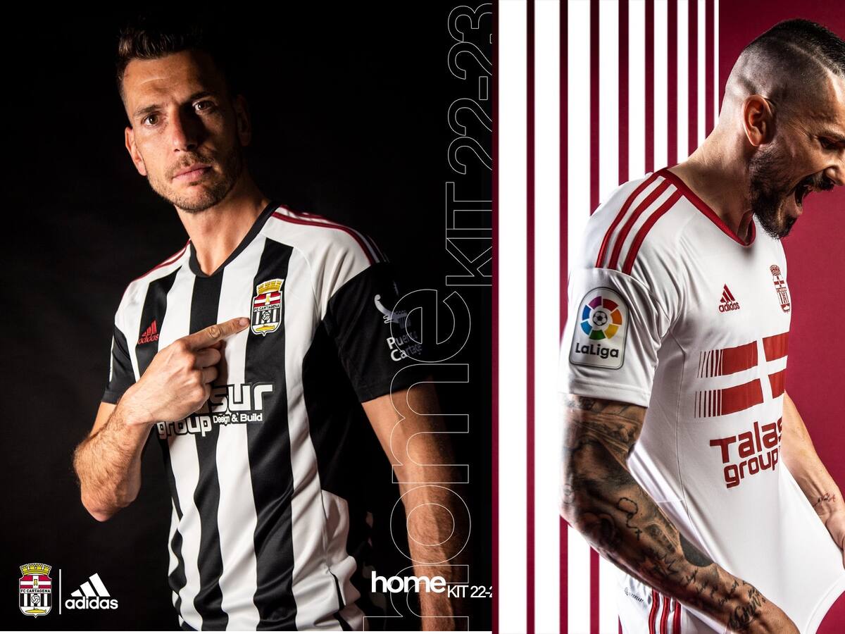 El FC Cartagena presenta ya sus equipaciones para la temporada 22/23