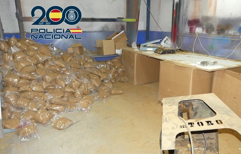 La droga incautada en Ronda