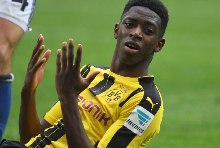 El jugador del Borussia Dortmund Ousmane Dembelé.