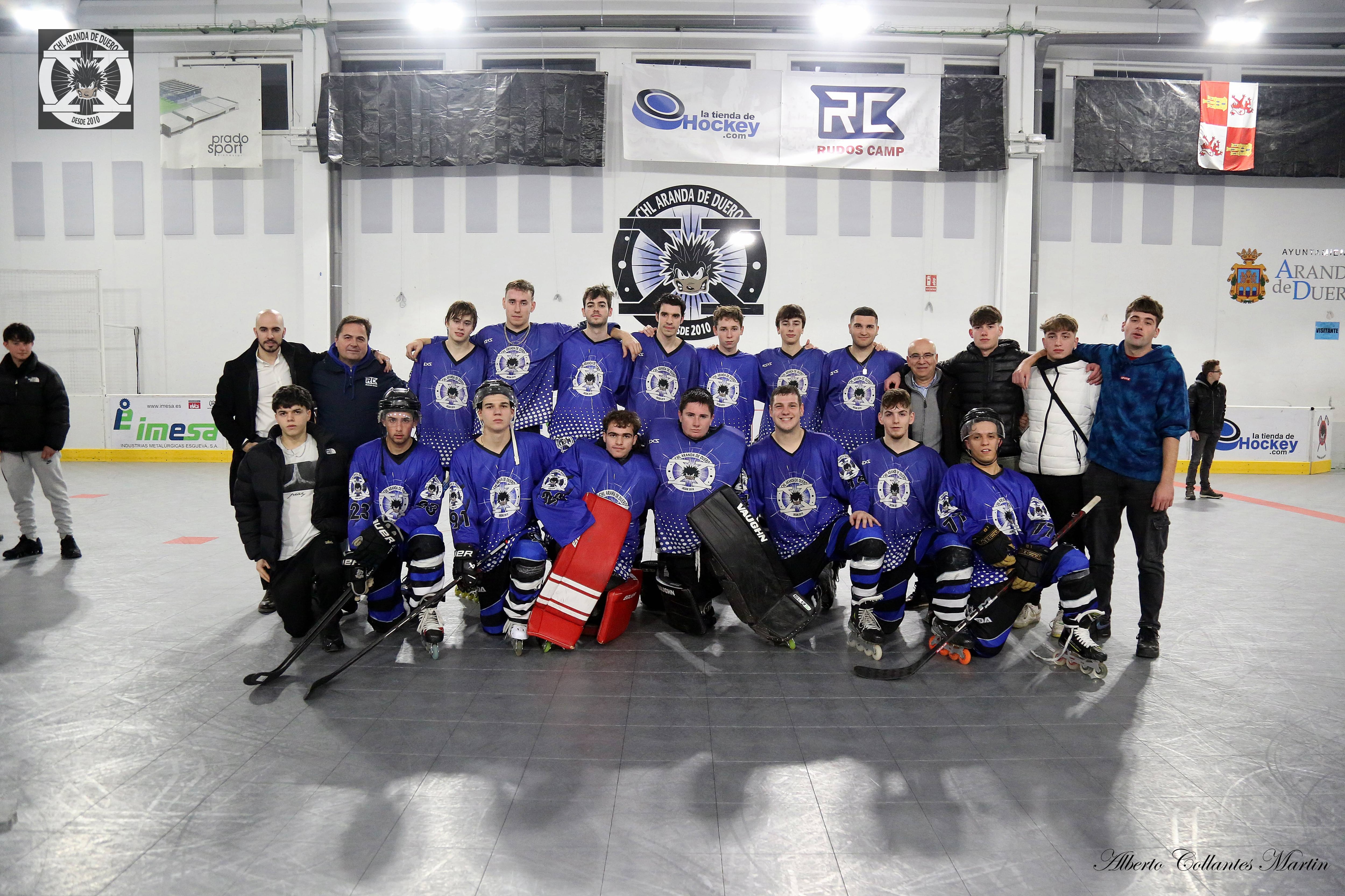 Foto de equipo en el duelo del pasado sábado