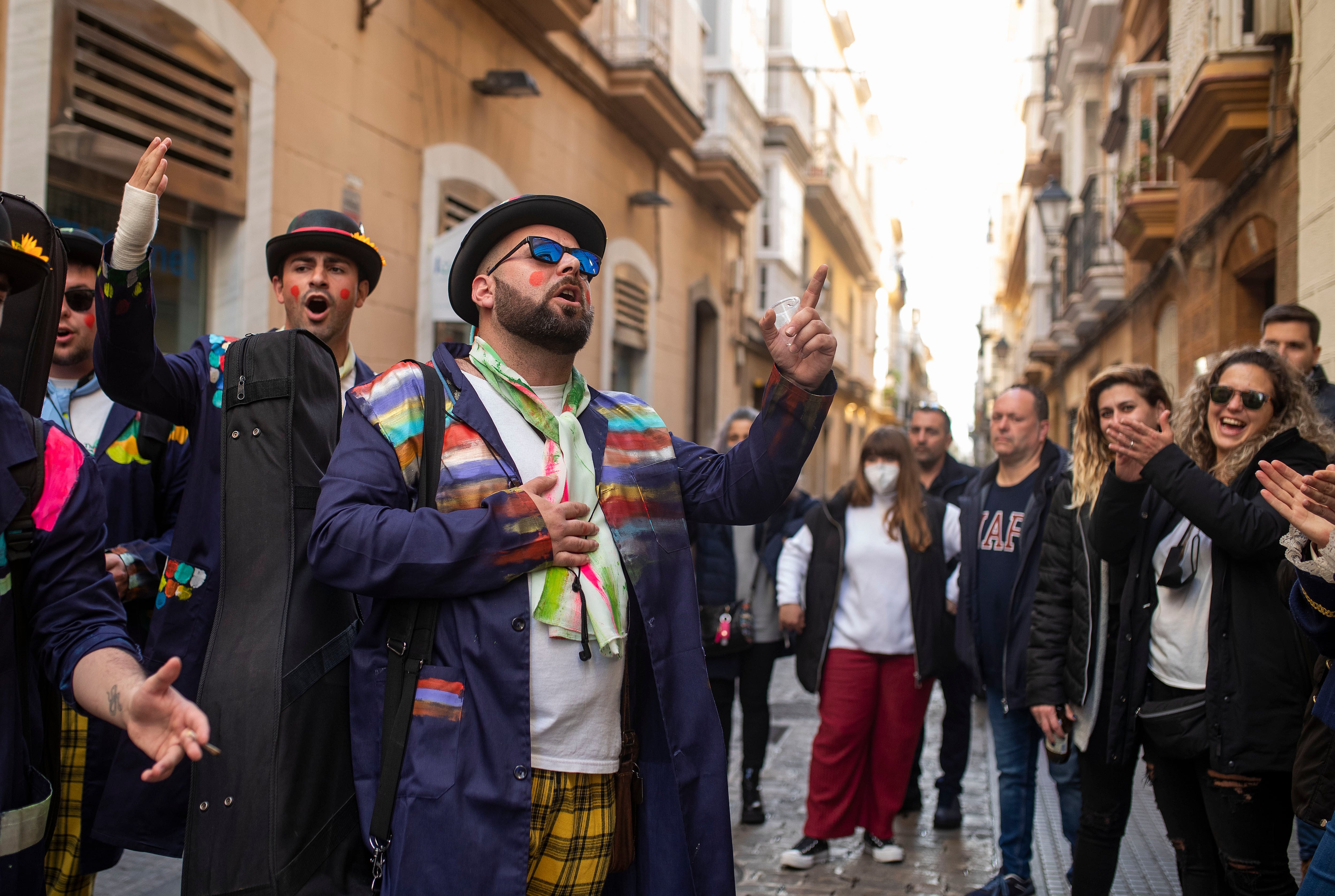 Las agrupaciones callejeras en las calles de Cádiz