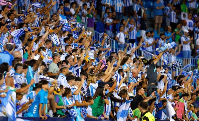 Malaguistas en La Rosaleda/ MCF PHOTO