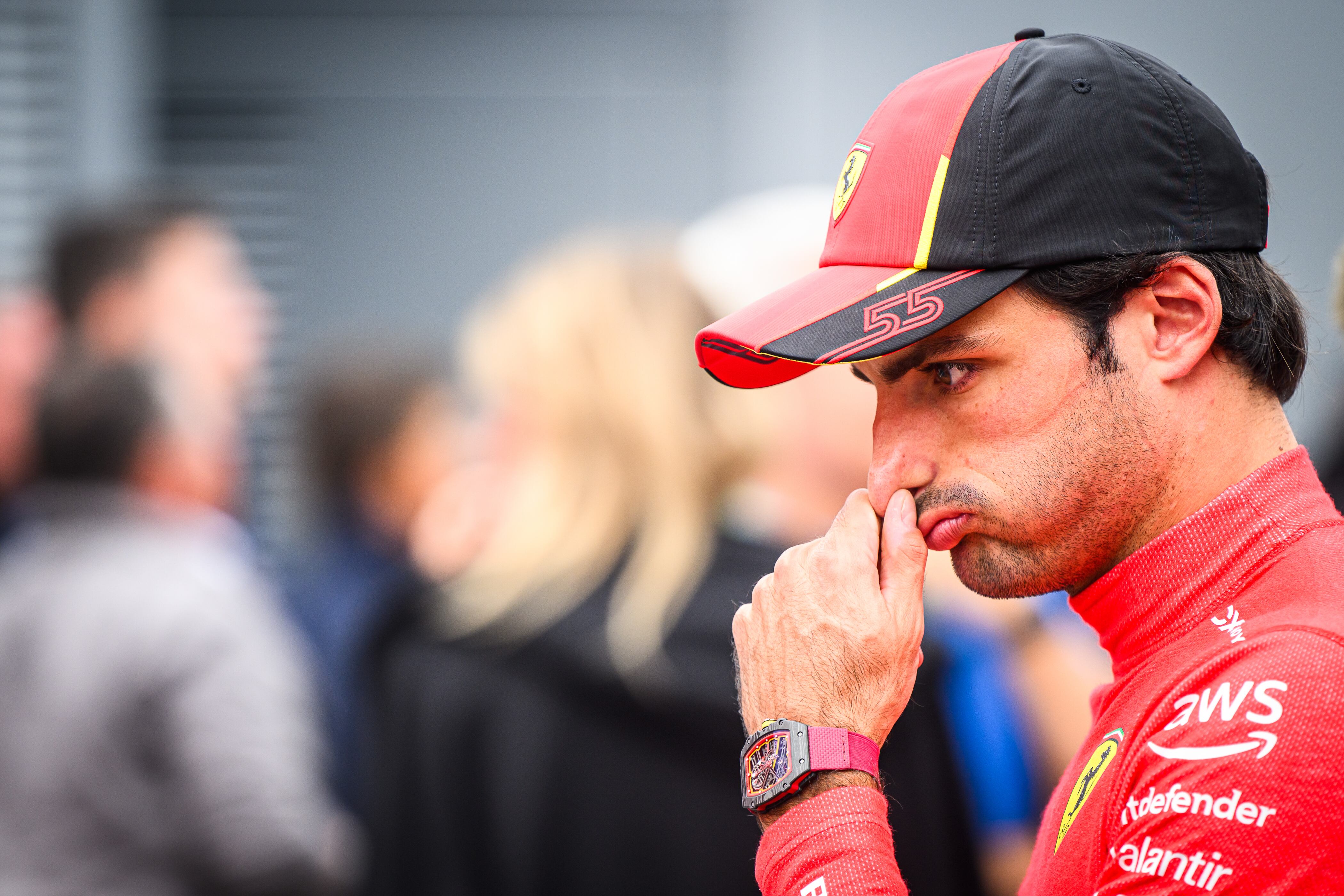 Carlos Sainz, momentos antes de la carrera Sprint del GP de Austria 2023