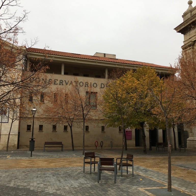 Conservatorio Profesional de Música de Palencia en la Plaza de San Pablo