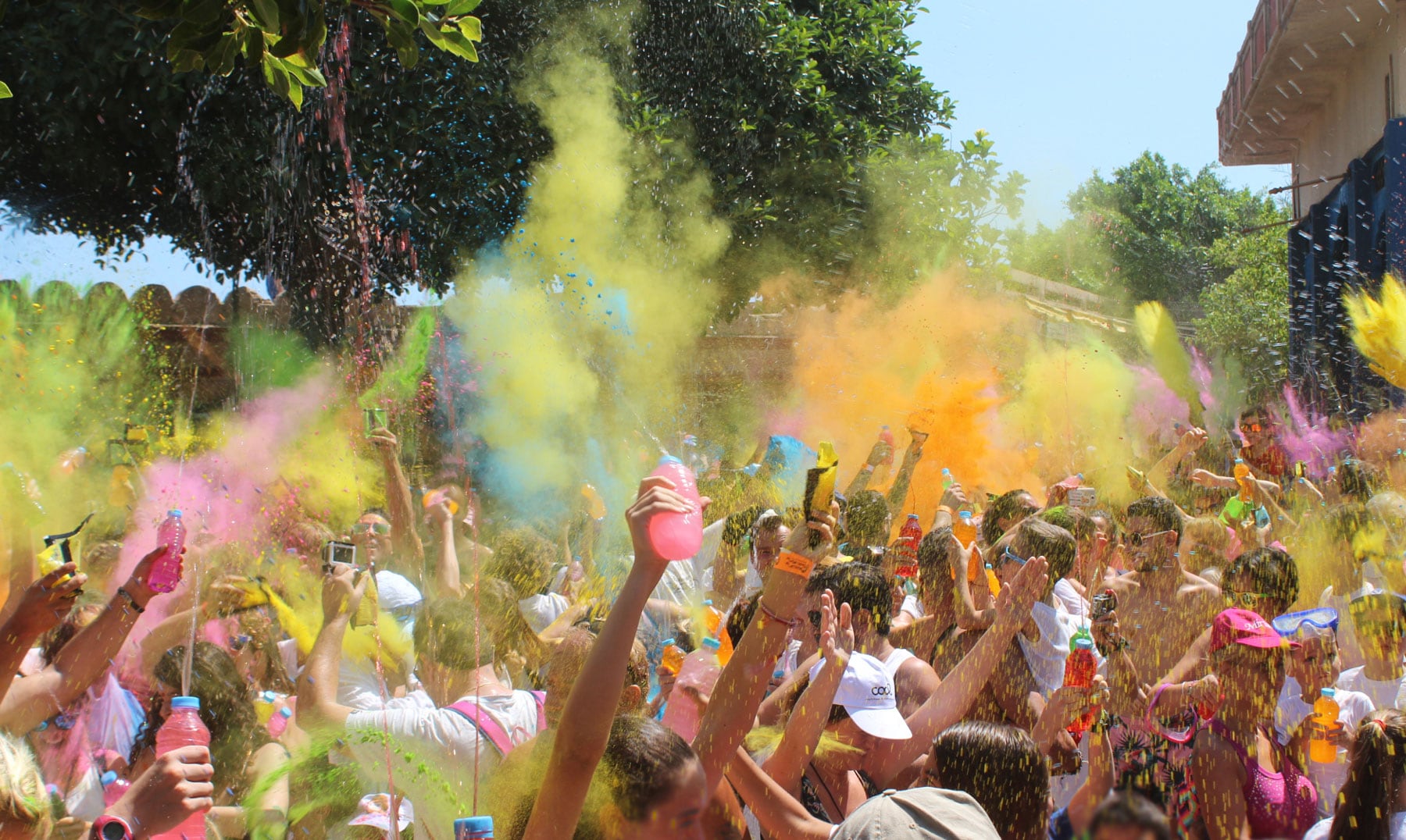 Imagen de una edición anterior de esta divertida Fiesta Holi