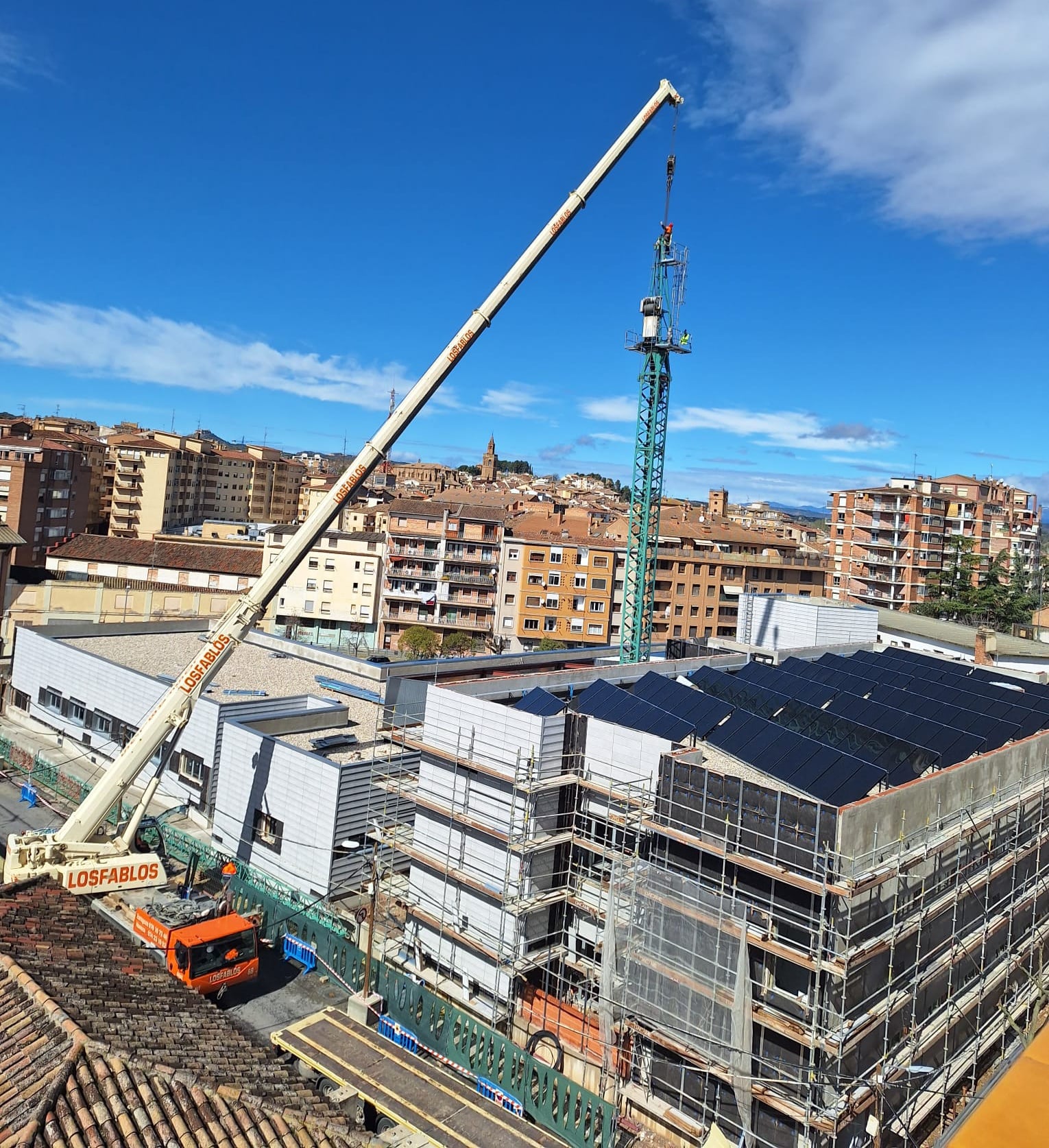 El nuevo centro de salud de Barbastro entrará en servicio en mayo. Foto: Agustín Félix