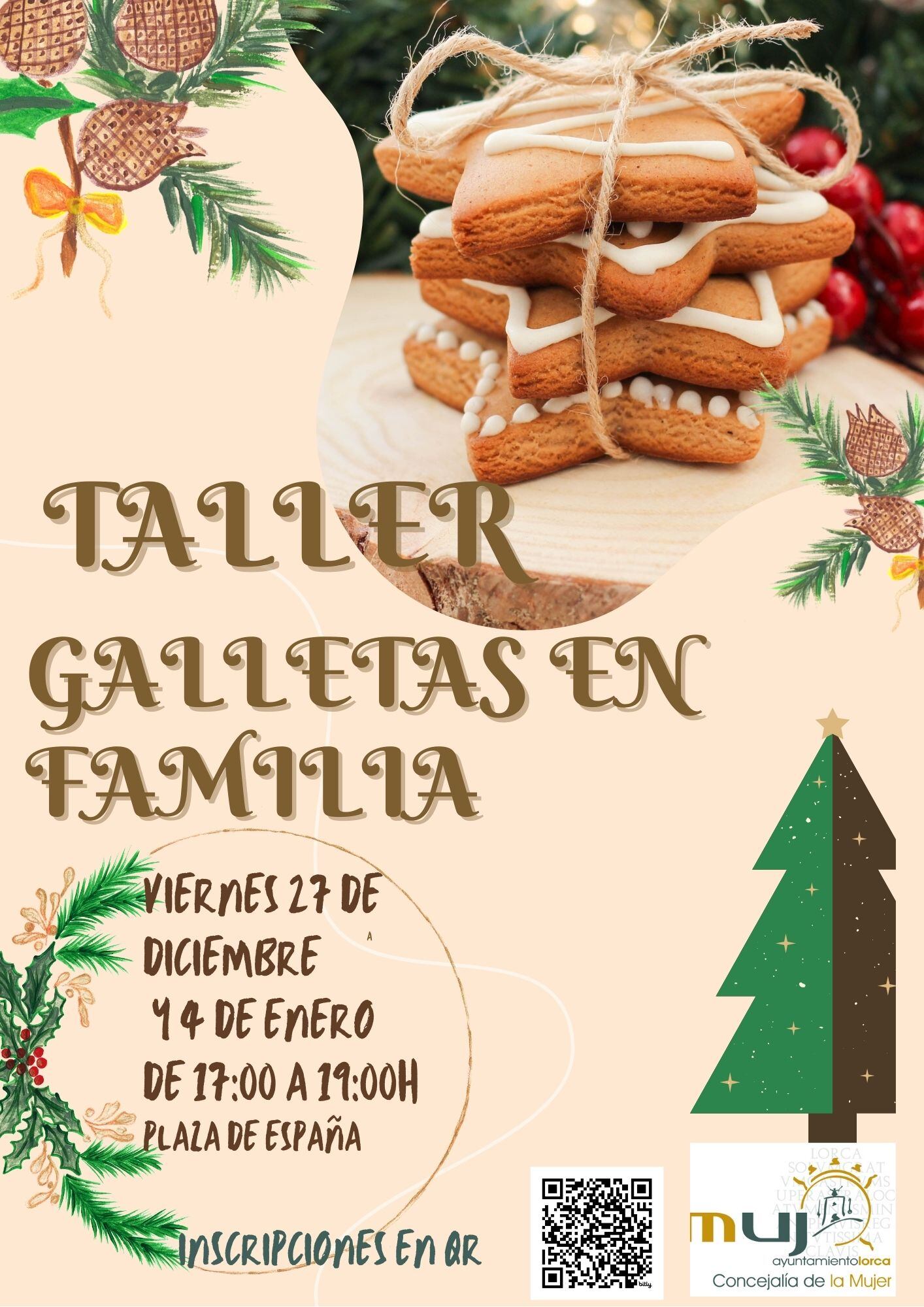 Los niños y niñas de Lorca prepararán sus galletas para los Reyes Magos.