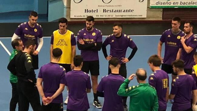 Entrenamiento esta semana en el Santiago Manguán