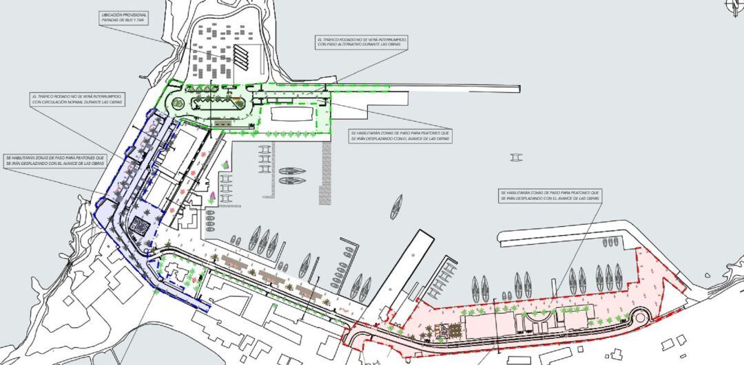 Plano de la zona de actuación
