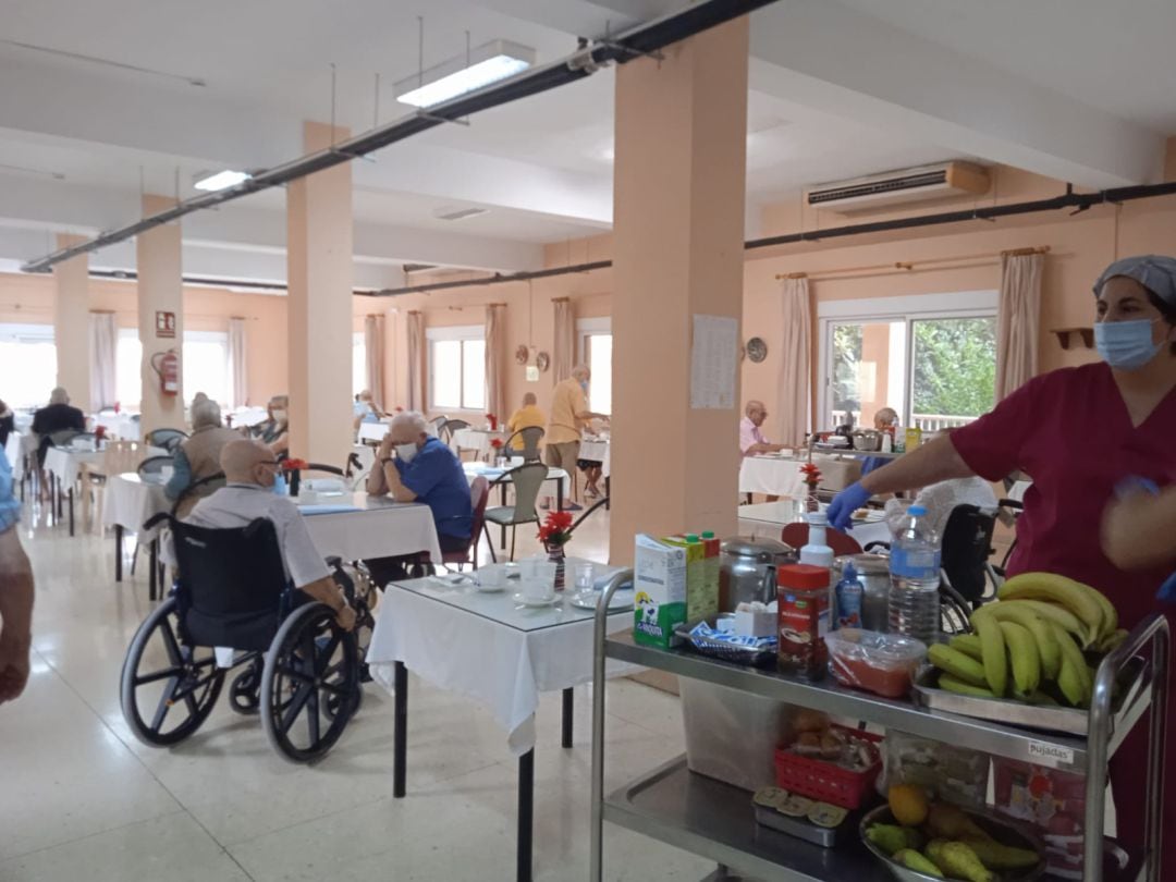 Comedor de la residencia.