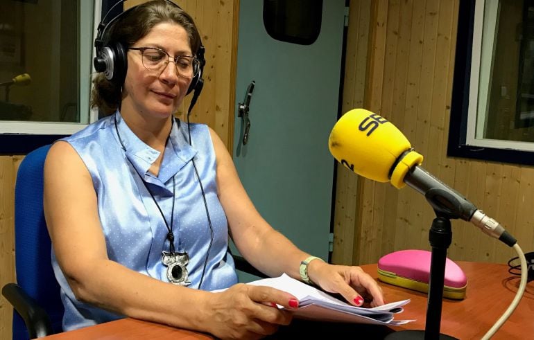 María Jesús Antonalla, técnico del centro de la mujer de Valdepeñas, durante la entrevista en Hoy Por Hoy Provincia de Ciudad Real 