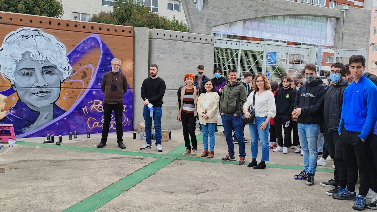 Rosalía de Castro salvagarda o IES San Xillao de Lugo