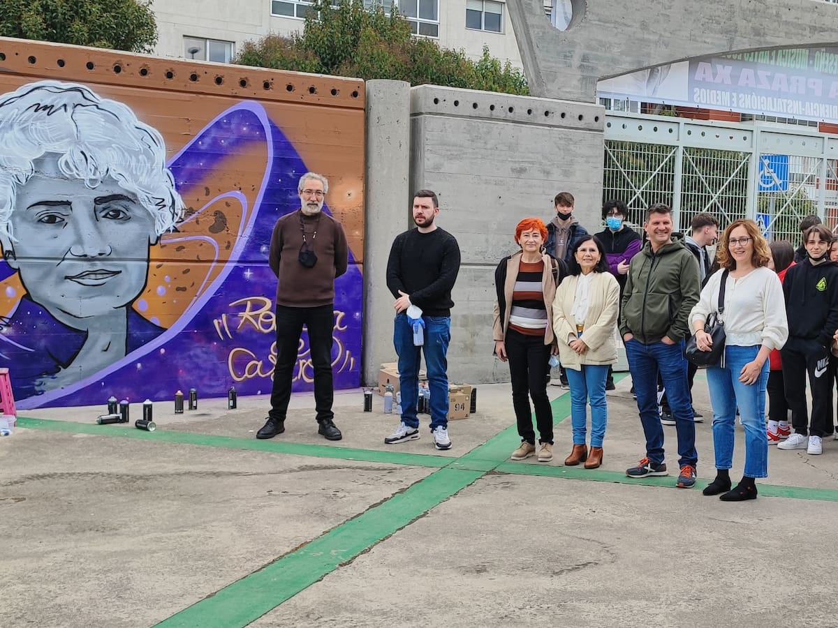 Rosalía de Castro salvagarda o IES San Xillao de Lugo