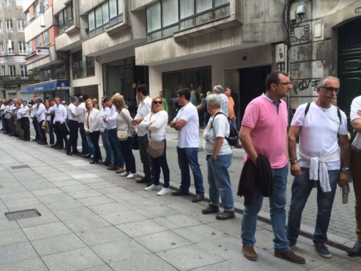 Movilización de la policía local de Pontevedra