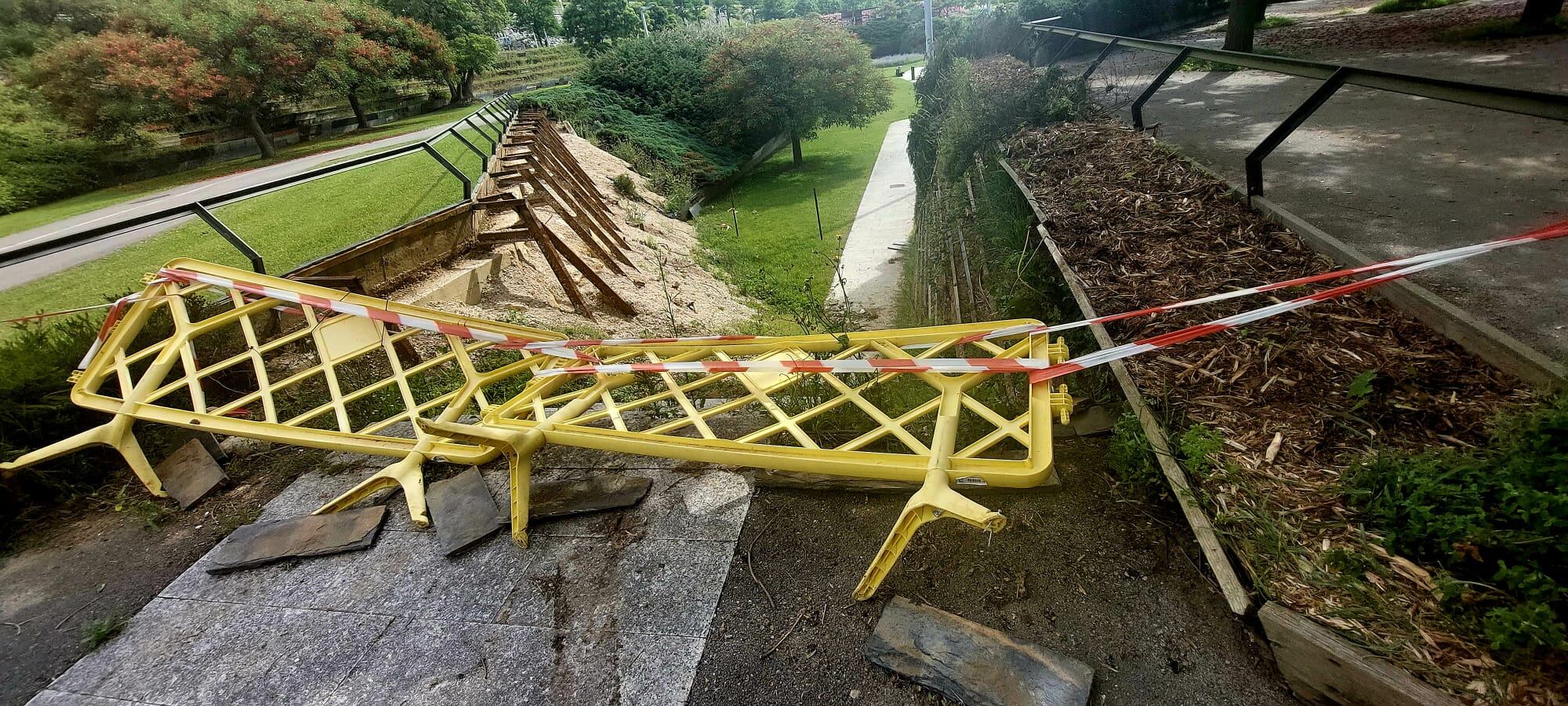 Prohibición de acceso en una parte de la Vaguada de Las Llamas