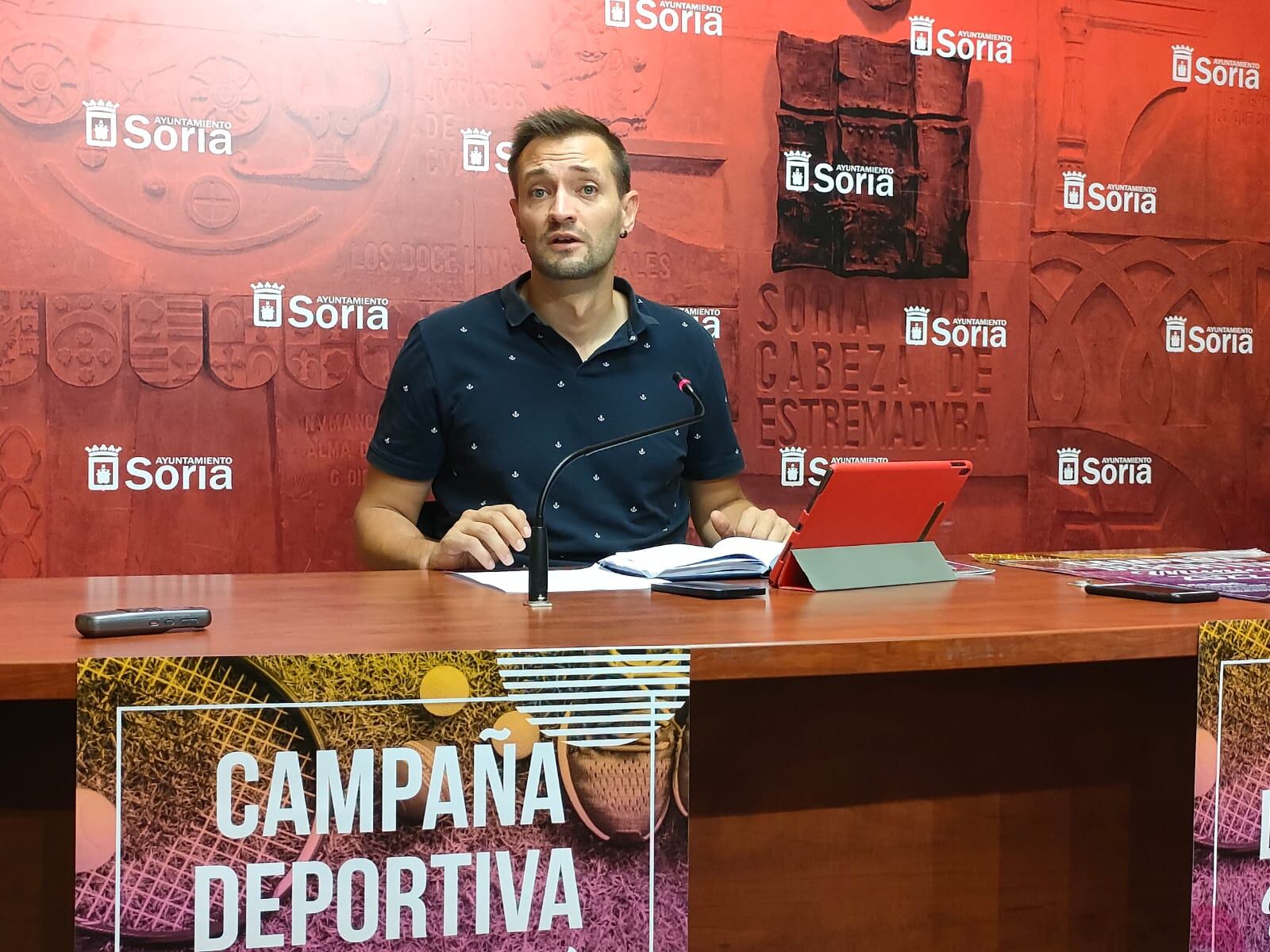 Manu Salvador, Concejal de Deportes del Ayuntamiento de Soria.